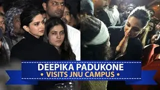 Deepika Padukone visits JNU campus to show her solidarity with the students
