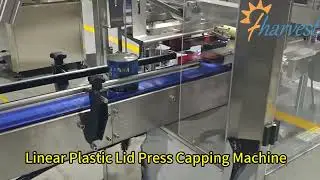 High Efficiency PET Lid Capping Machine for Milk Powder Can Cover, Dust-proof Cap Press Capper