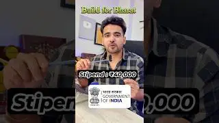 Government Paid Internship: Build for Bharat Fellowship | 6-Month Govt Tech Program!