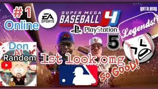 Super Mega Baseball 4 #1 lets play online PS5