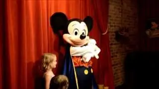 Talking Magician Mickey Mouse at Town Square Theater of Magic Kingdom of Walt Disney World