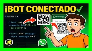 ✅ C&oacute;mo CONECTAR tu BOT de WhatsApp en 3 Minutos con QR | CAP #2