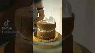 How to make 3 Tier Semi-Naked Wedding Cake (Rustic style )
