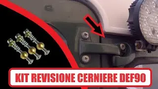 DEFENDER - come riparare cerniera porta