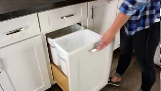 Pull-out Wastebasket Base Cabinet