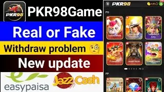 PKR98 Game real or Fake l New update I PKR98 Game Withdraw l complete review 