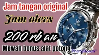 Jam Tangan Pria Olevs Original 200 Ribuan