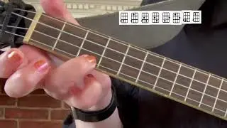 Yellow by Coldplay - Alternative intro on ukulele FOR LEFT HANDERS