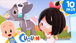Dear little donkey | Cleo and Cuquin Nursery Rhymes for Kids