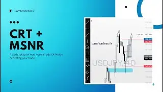 🎯 USDJPY Trade Recap | CRT + MSNR Strategy Breakdown