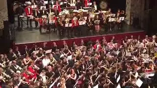 TCIS performing at the opening of the Harrogate International Youth Festival 2017