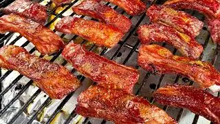 Ultimate Party Ribs: A Guaranteed Crowd-Pleaser!  On the Big Green Egg!