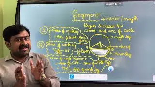 SEGMENT( minor/major, area of segment G 10