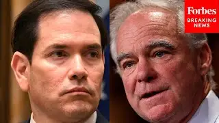 Tim Kaine Grills Rubio On Venezuelan Interim Leader Rord&iacute;guez Saying Attack Had 'Zionist Undertones'