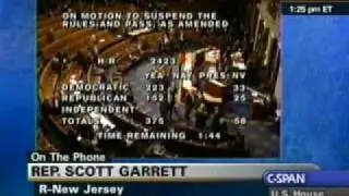 Rep. Scott Garrett speaks about derivatives legislation on CSPAN
