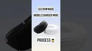 Inside the Automatic Cable Wire Factory - Modern Production Line🇮🇳⚡ #datacable #mobilechargerwire