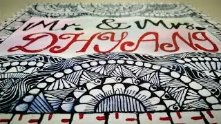 Mandala Art Name plate Idea 💡ll Artist 🎨