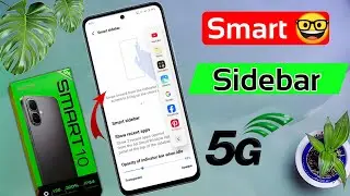 Infinix smart 10 smart sidebar setting | How to on smart sidebar infinix smart 10 | Smart sidebar 