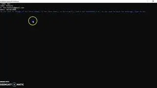 Command Prompt Portfolio With Settings, Command, and Exit