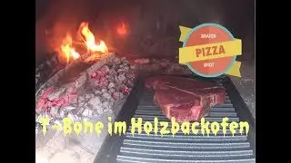 T-Bone im Pizzaofen