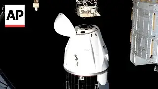 Stranded NASA astronauts board SpaceX capsule to return to Earth