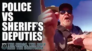 BODYCAM video reveals a DISPUTE between LEXINGTON POLICE and the CLEVELAND COUNTY SHERRIFF'S OFFICE