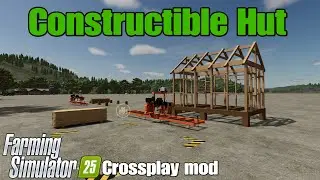 Constructible Hut / FS25 crossplay mod