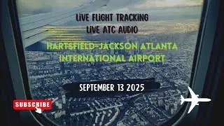 🔴 LIVE: (ATL) Hartsfield-Jackson Atlanta International Airport Plane Tracking & ATC