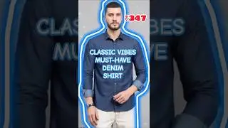 Единственная джинсовая рубашка, которая вам нужна! 👖 Классический темно-синий цвет, идеальный кро...