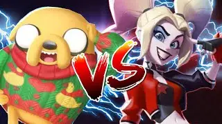 XMAS Sweater Jake Vs Harley Quinn Multiversus Christmas Brawl