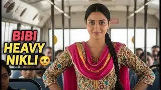 Public Bus Comedy Bibi vs Conductor | Punjabi LOL Hub         #punjabicomedy  #punjabishorts