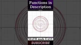chaotic epicycloid parametric curve sketch bsqrt4-a (5 of 7) Holst Jupiter Desmos graph calc #Shorts
