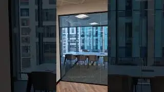Modern office glass partition. #glass #screens #office #space #doors #interior