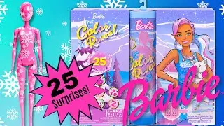 Barbie Advent Calender Color Reveal Opening!!!