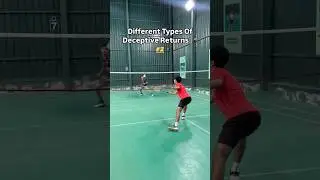 Try this the next time you return service 🙌 #badminton
