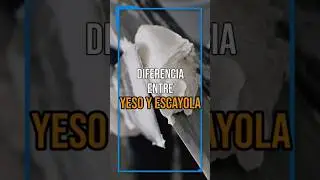 💠Diferencia entre yeso y escayola cuando realizas moldes y reproduciones. #escultura #escayola