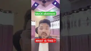 Josaa counselling mock allotment complete information in one minute ✅#counselling #mock_allotment