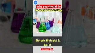5 Reasons Why Research Internships are Essential for Biotech & Biology Students|Biotech  Internships
