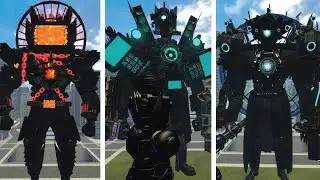 hydra titan vs All Titan speaker man,tvman, speakerman ! Minecraft mod battle