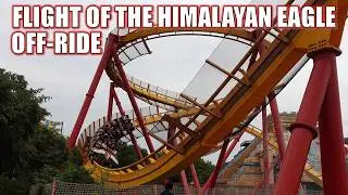 Flight of the Himalayan Eagle Music Roller Coaster Off-Ride, Happy Valley Beijing | Non-Copyright