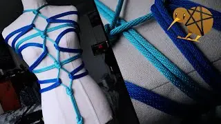 Blue Chest Harness - Shibari Improv