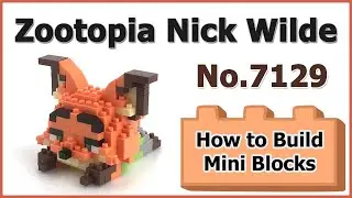 How to Build Mini Blocks Zootopia Nick Wilde 7129 Review Instructions Specifications