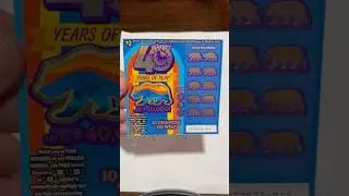 Scratching off daily, day 47! New scratcher alert ‼️! 40th anniversary $2. $-93
