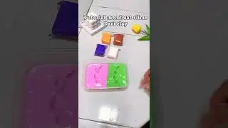 Tutorial membuat slime dari clay #shortvidio