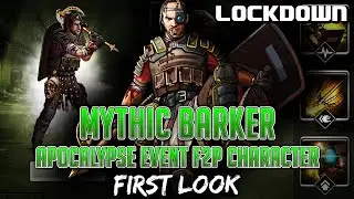 TWD RTS: Mythic Barker, Apocalypse Event F2P Reward - The Walking Dead: Road to Survival