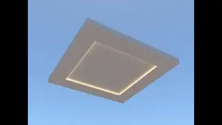 طريقة عمل الاضاءة الخفية بالسقوف باسهل طريقة في 3d max