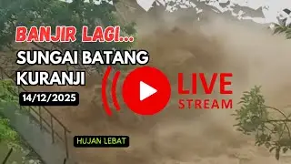 Banjir lagi.. sungai Batang Kuranji mengamuk