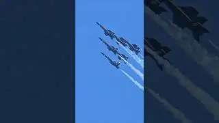 Delta Roll US Navy Blue Angels #blueangel #f18 #superhornet #fighter #jet #pilot #usnavy #airshow