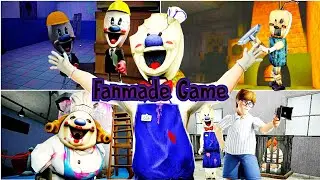 Ice Scream 4 VS Ice Scream 5 VS Ice Scream 6 VS Ice Scream 7 Fanmade Game