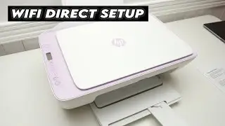 How to Setup Wi-Fi Direct on the HP DeskJet 2842e & 2855e Printer